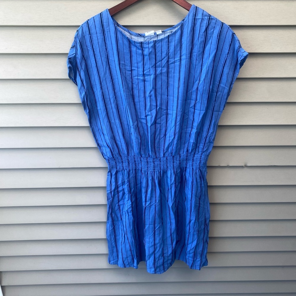 GAP Blue Striped Mini Dress